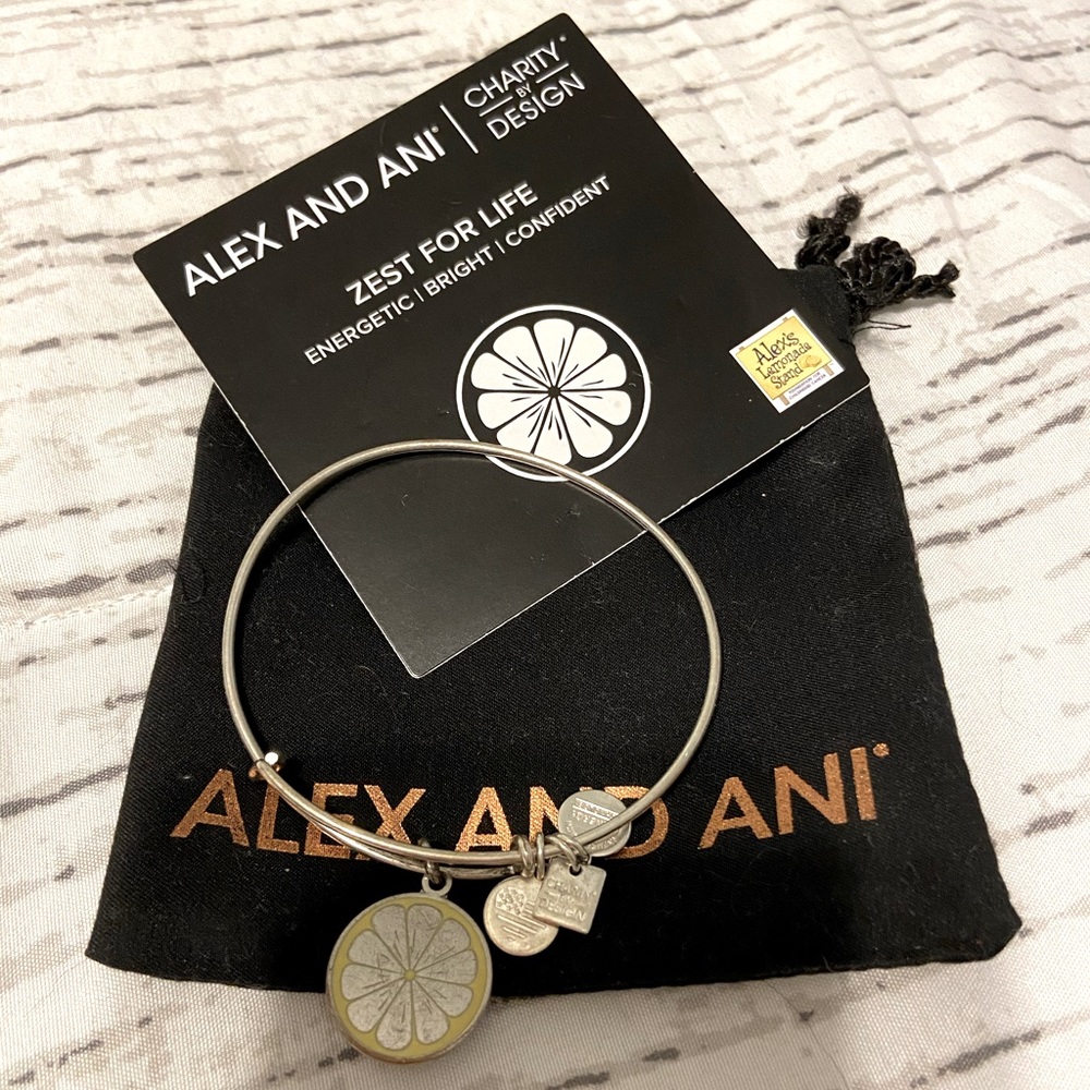 Alex and Ani (charity by design) lemon bangle 🍋